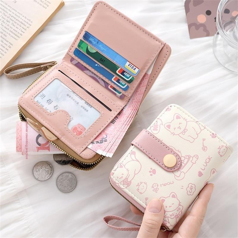 Women Bags Flipkart - Cute Cat PU Leather Coin Purse