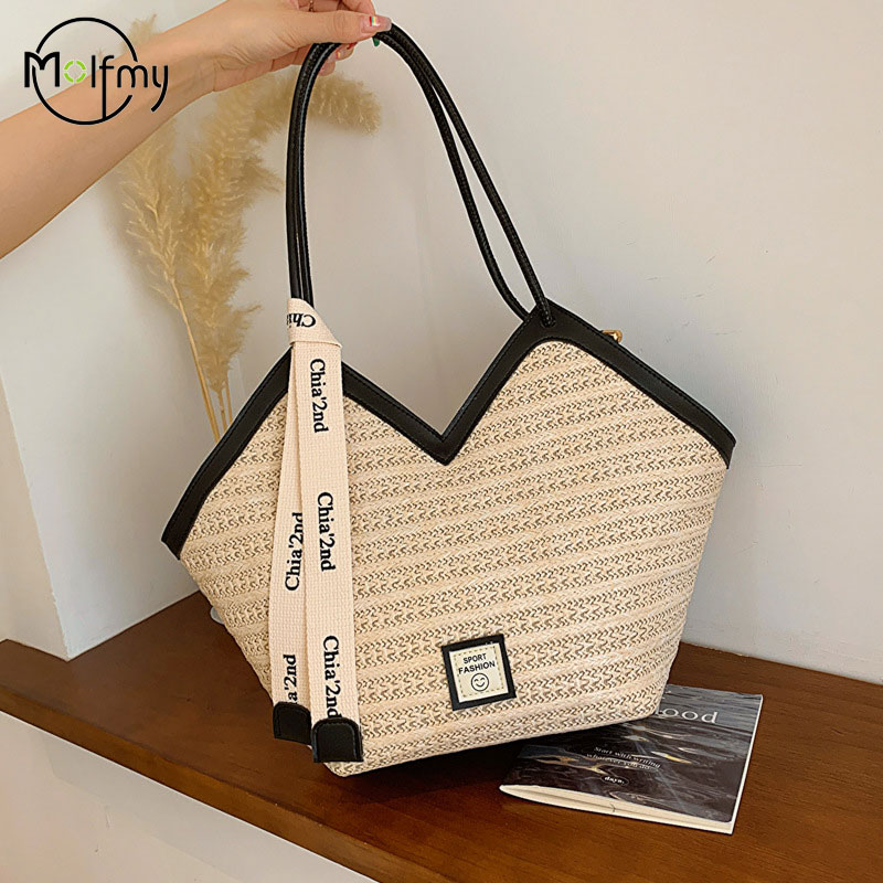 Women Bags Aldo - Ladies Beach Bag Vintage Handmade Woven