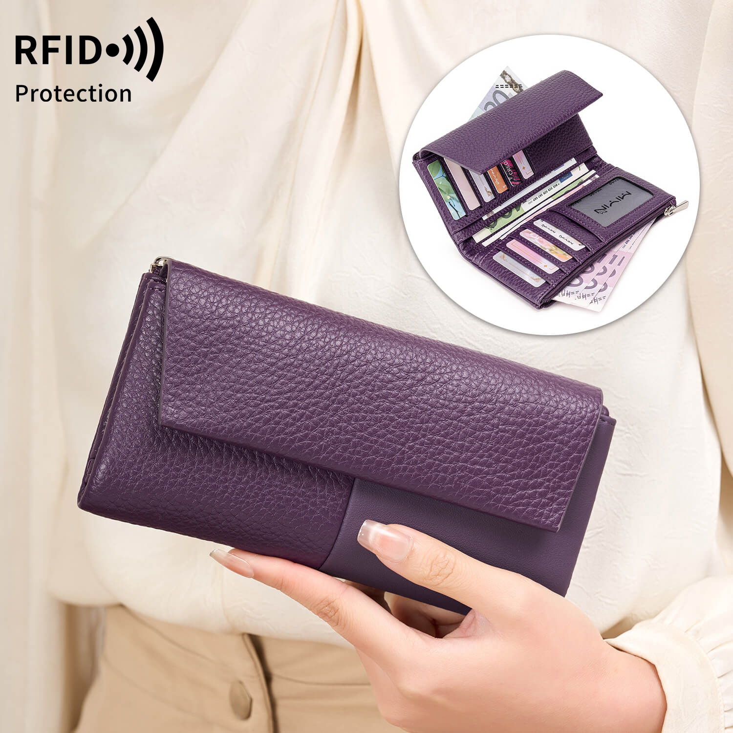 Women Bags Flipkart - Stylish Women's Wallet Soft PU Leather