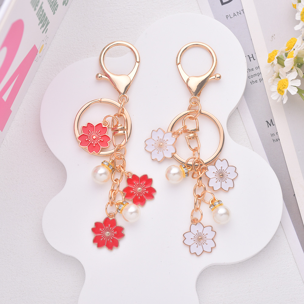 Women Bags Ysl - Pearl Keychain Charm Cute Chic Boho