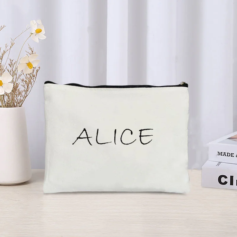 Custom Your Name Cosmetic Bag  - đánh giá và giá Women Bags Price