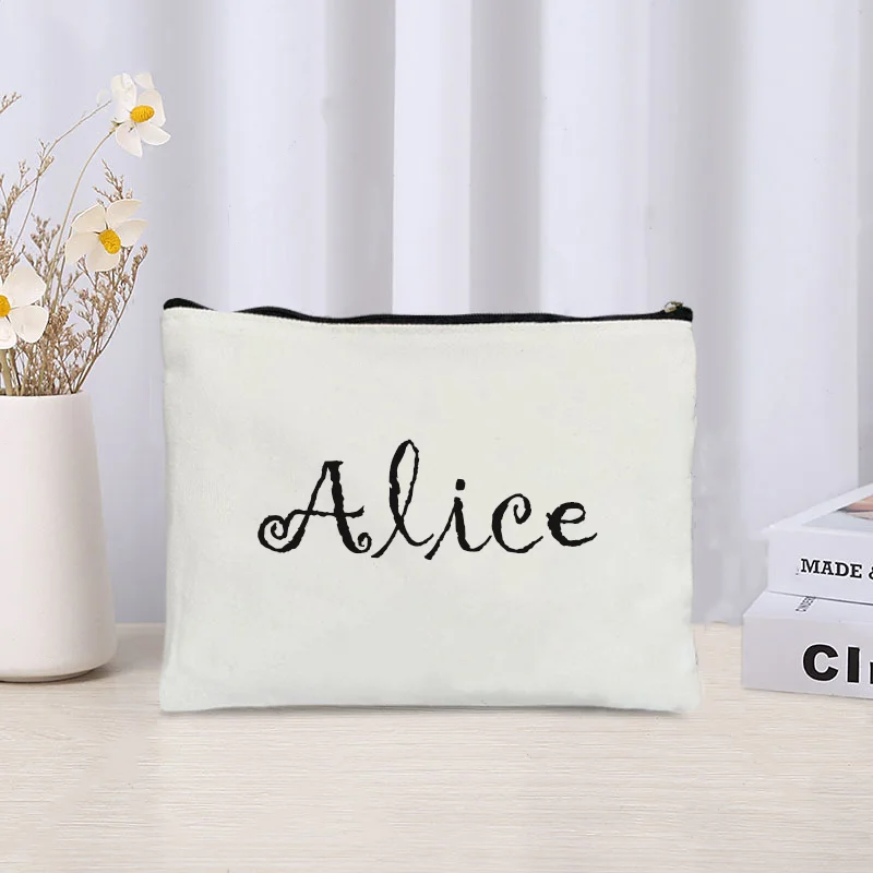 Custom Your Name Cosmetic Bag  - đánh giá và giá Women Bags Price