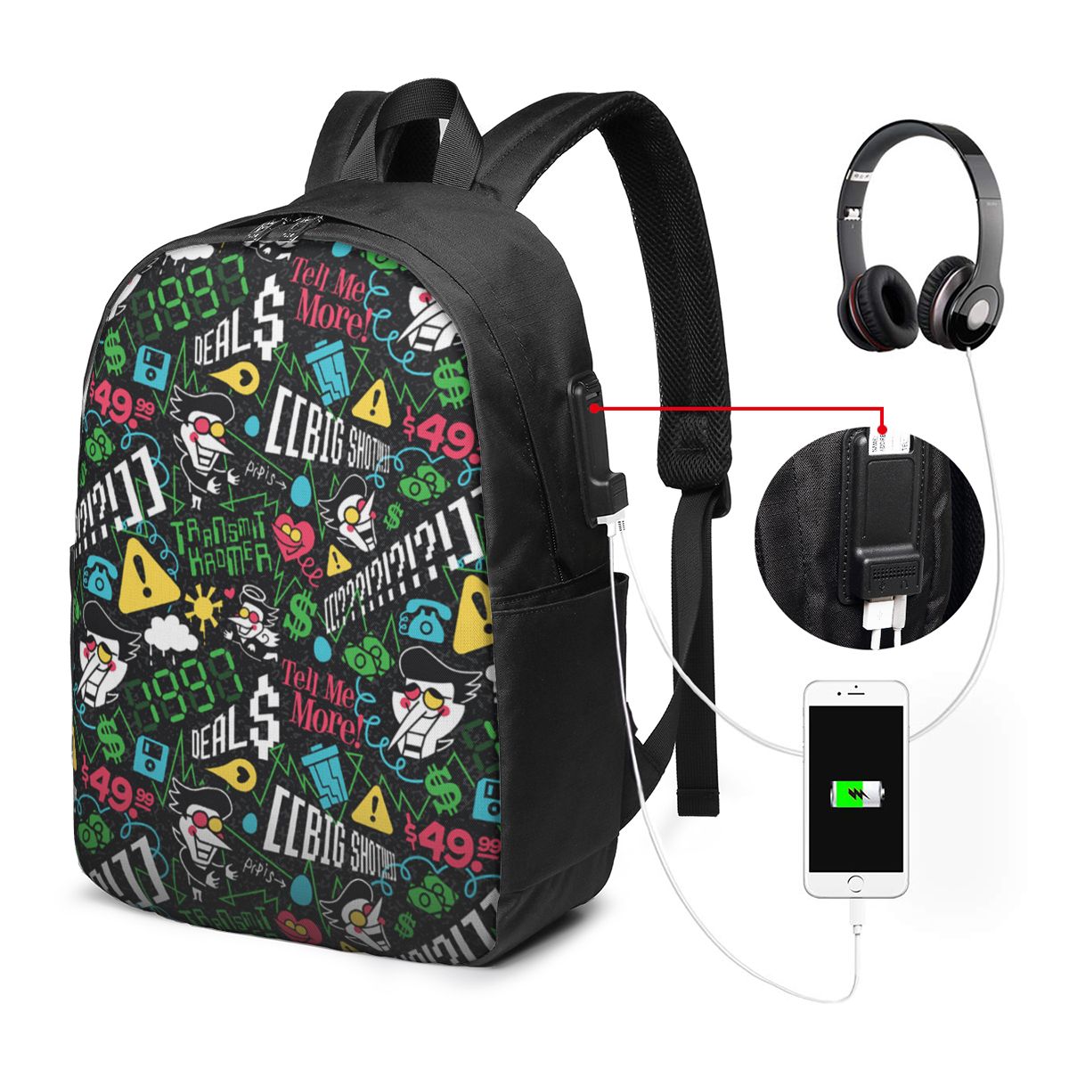 Deltarune SPAMTON G Backpack T - đánh giá và giá Women Bags For Travel