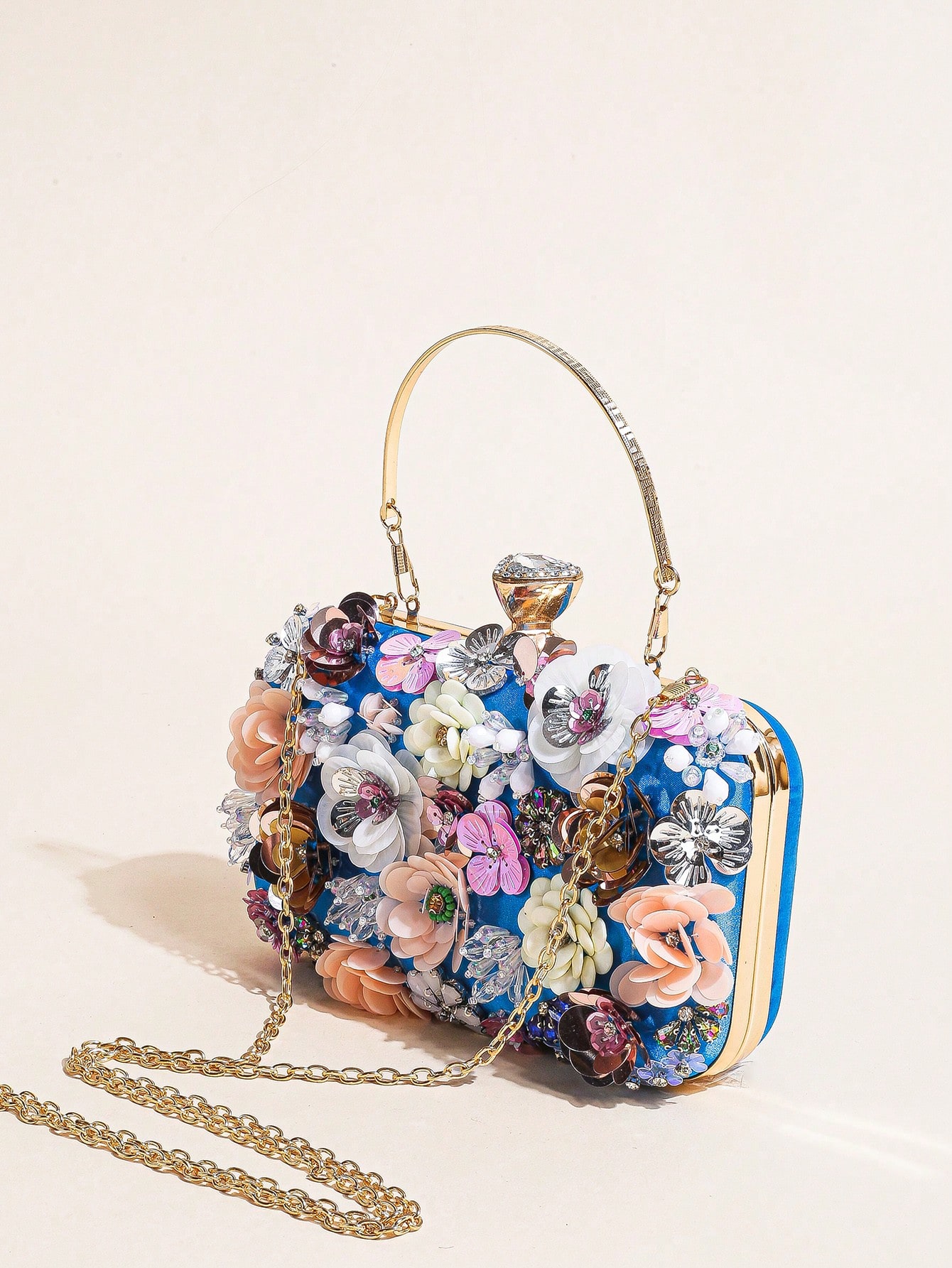 I PC Black Elegant Floral Bead - đánh giá và giá Evening Bag Beaded
