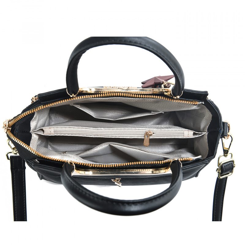 Stylish women's handbag, solid - đánh giá và giá Women Bags Luxury