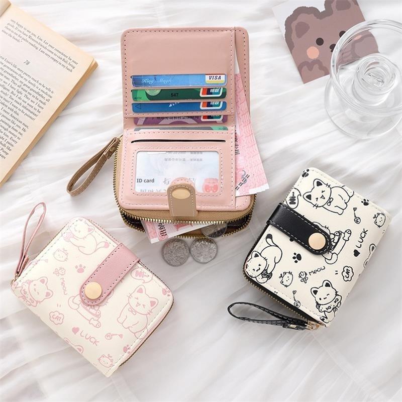 Cute Cat PU Leather Coin Purse - đánh giá và giá Women Bags Flipkart