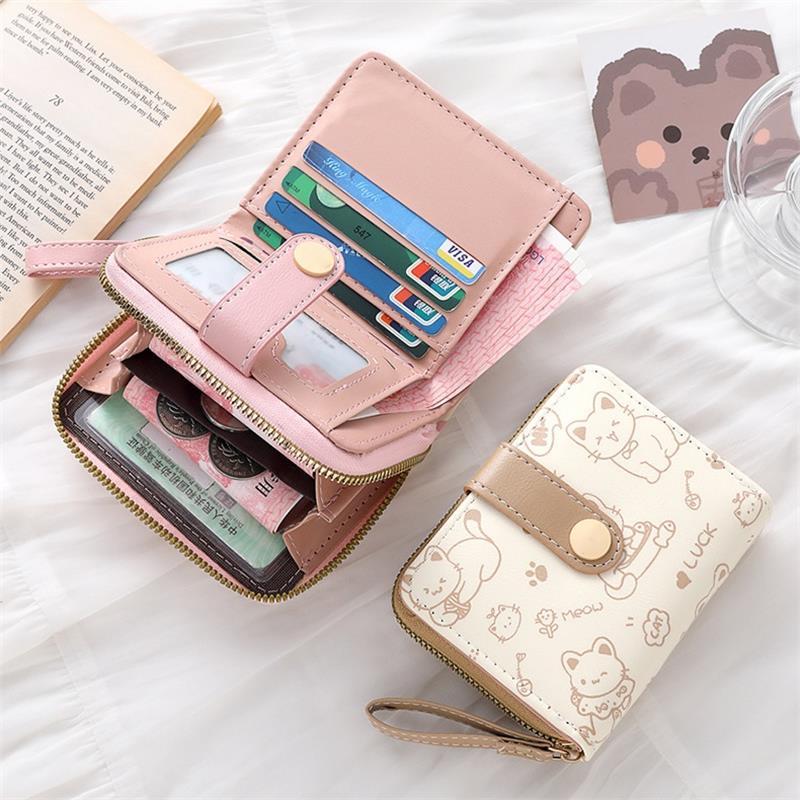Cute Cat PU Leather Coin Purse - đánh giá và giá Women Bags Flipkart