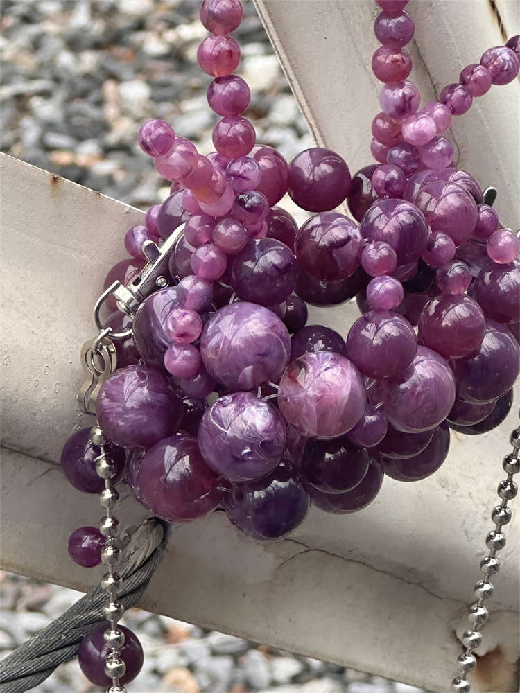 Girls Mini Purple Beaded  Clut - đánh giá và giá Evening Bag Beaded