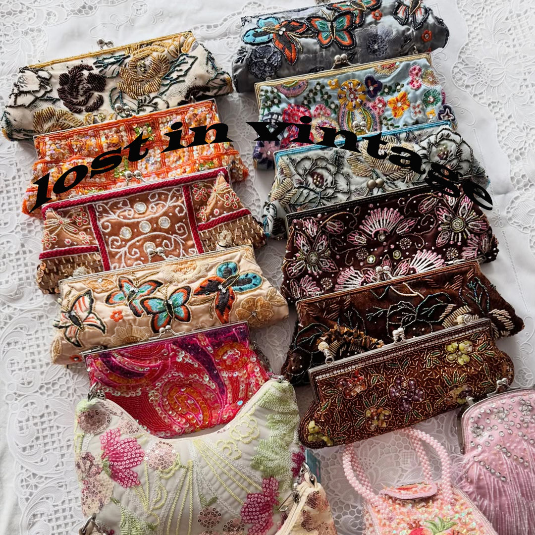 Lost in Vintage Hand-embroider - đánh giá và giá Evening Bag Beaded
