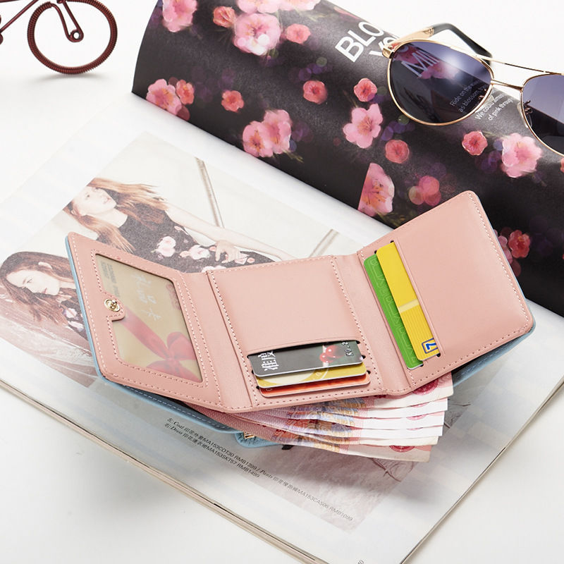 New PU Korean Style Cute 3 Fol - đánh giá và giá Women Bags Flipkart
