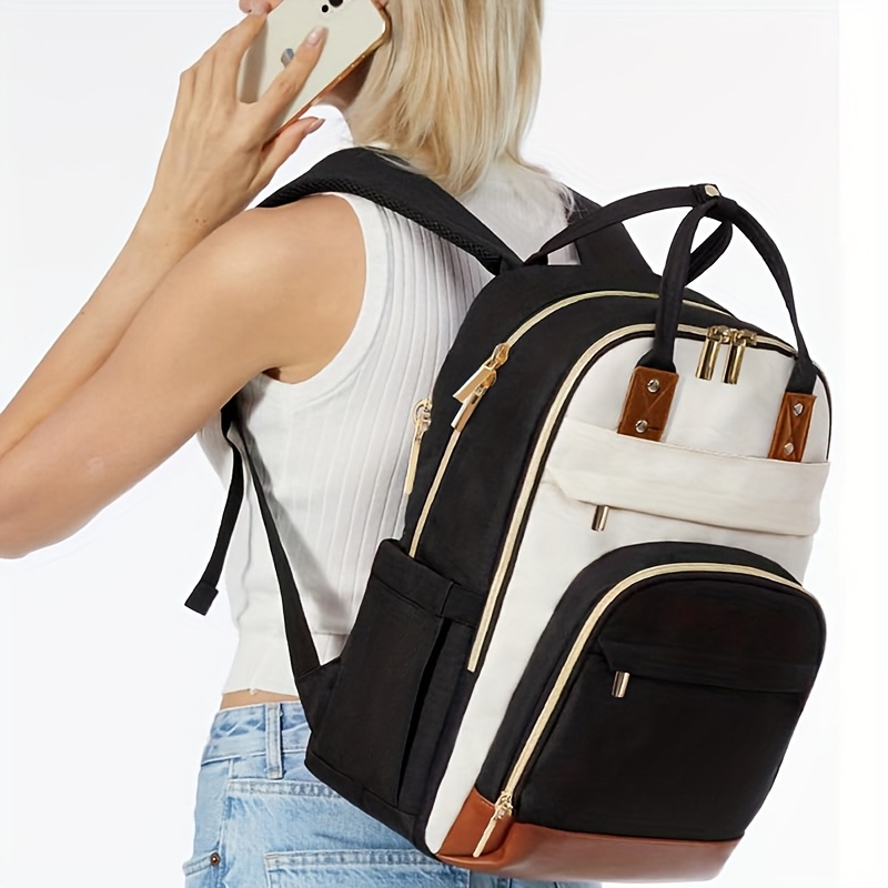 Ba lô laptop hai màu dành cho  - đánh giá và giá Women Bags For Travel