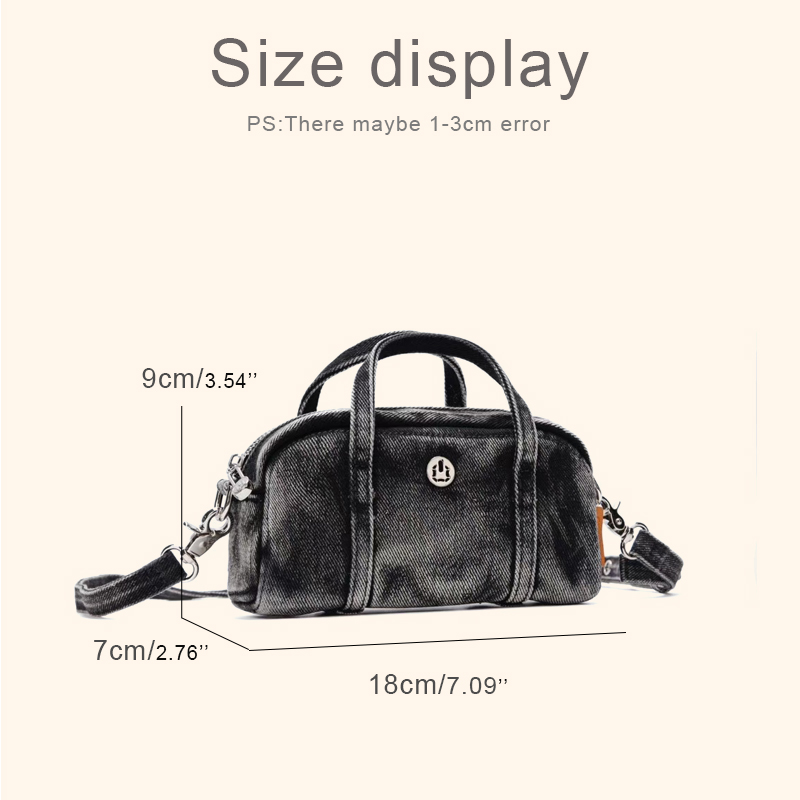 Korean Casual Mini Denim Box B - đánh giá và giá Women Bags Luxury