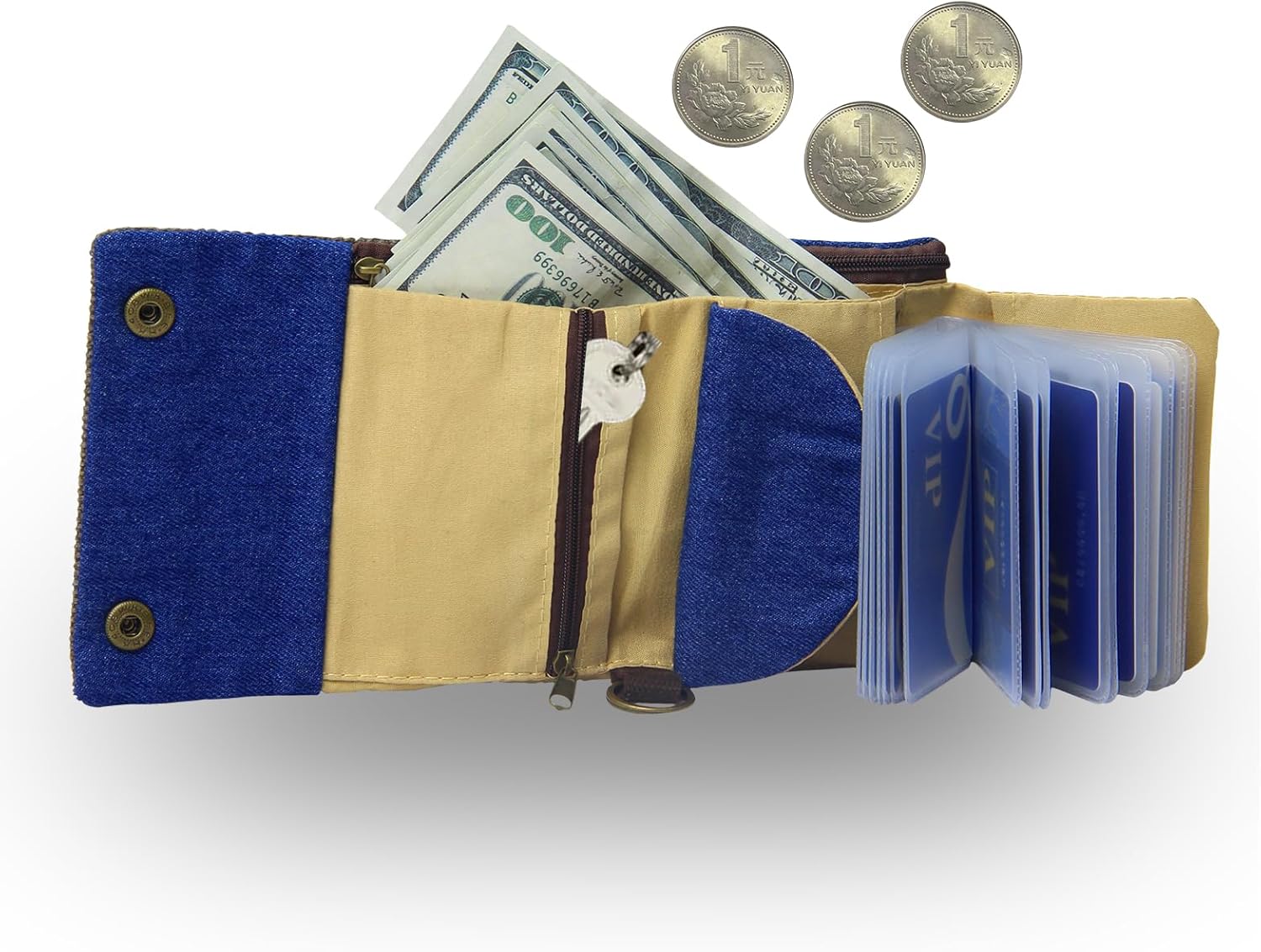 Handmade Three Fold Fabric Wal - đánh giá và giá Women Bags Flipkart