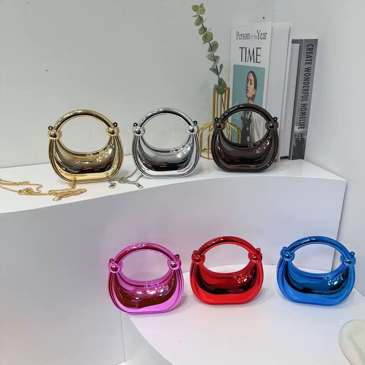 Mini Golden Evening Bag Purses - đánh giá và giá Women Bags Luxury