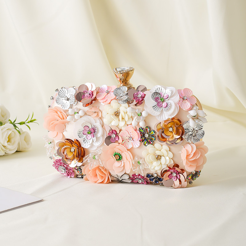 Floral Evening Dinner Handbag  - đánh giá và giá Evening Bag Beaded