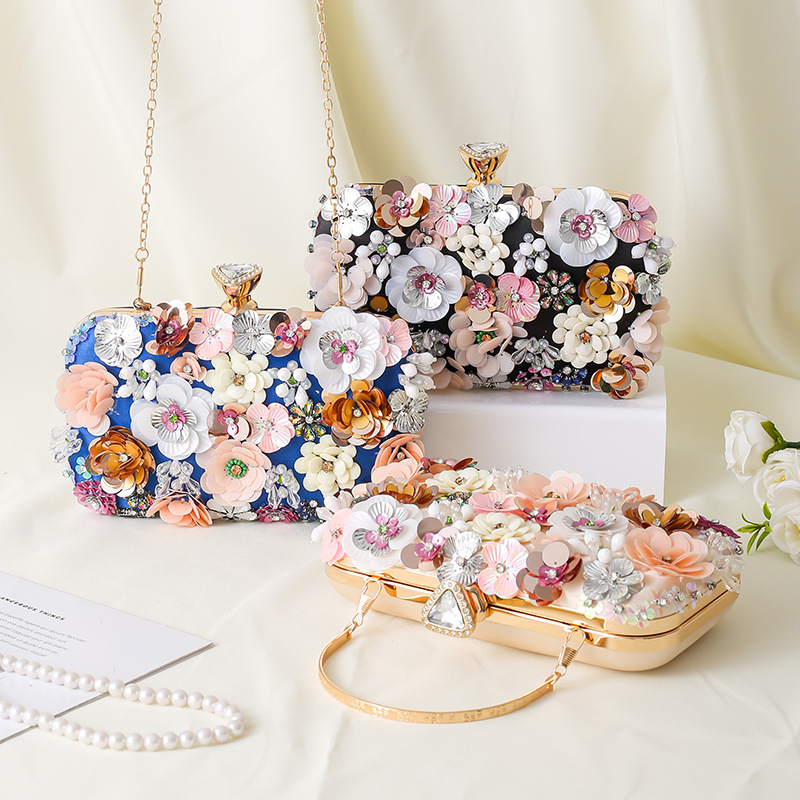 Floral Evening Dinner Handbag  - đánh giá và giá Evening Bag Beaded