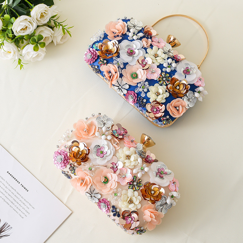 Floral Evening Dinner Handbag  - đánh giá và giá Evening Bag Beaded