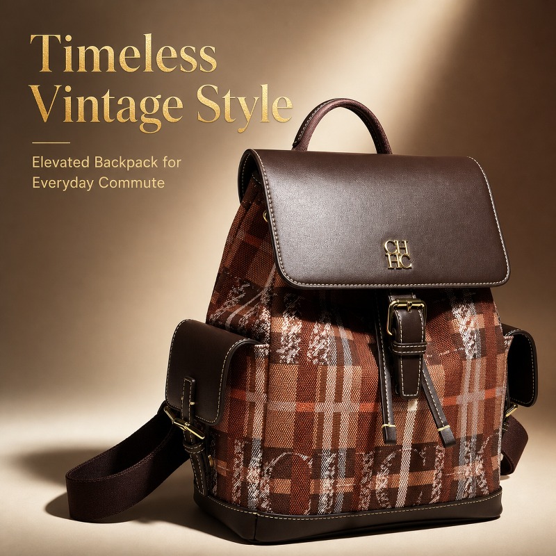 CHHC Fashion Color Block Backp - đánh giá và giá Women Bags Luxury