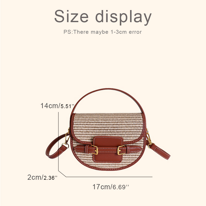 England Style Mini Straw Saddl - đánh giá và giá Women Bags Luxury