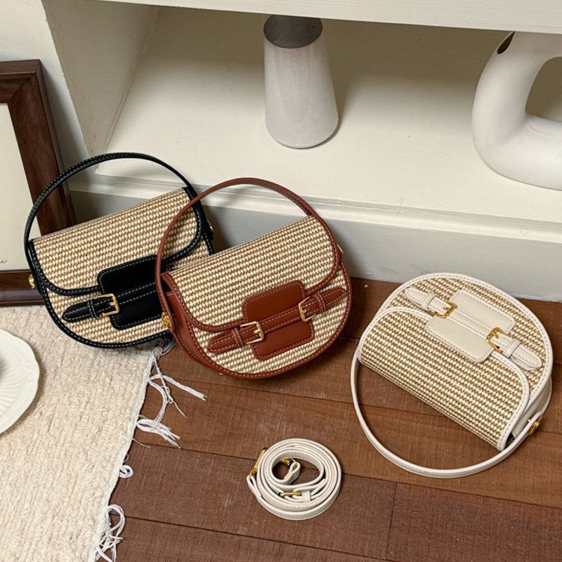 England Style Mini Straw Saddl - đánh giá và giá Women Bags Luxury