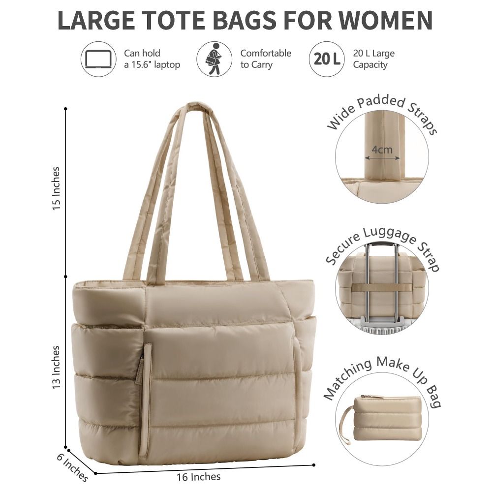 Large Capacity Puffer Tote Bag - đánh giá và giá Women Bags Aldo