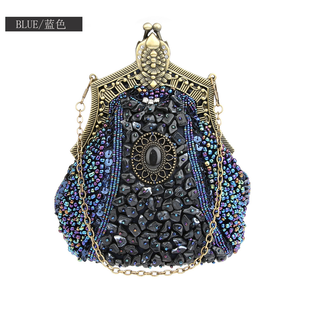 Retro Fashion Pearl Sequin Bea - đánh giá và giá Evening Bag Beaded