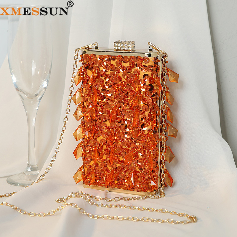 XMESSUN Kim Cương Mới Tối Túi  - đánh giá và giá Evening Bag Beaded