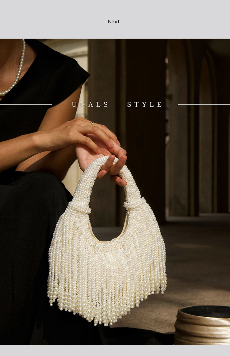 Design Handle Pearl Evening Cl - đánh giá và giá Evening Bag Beaded