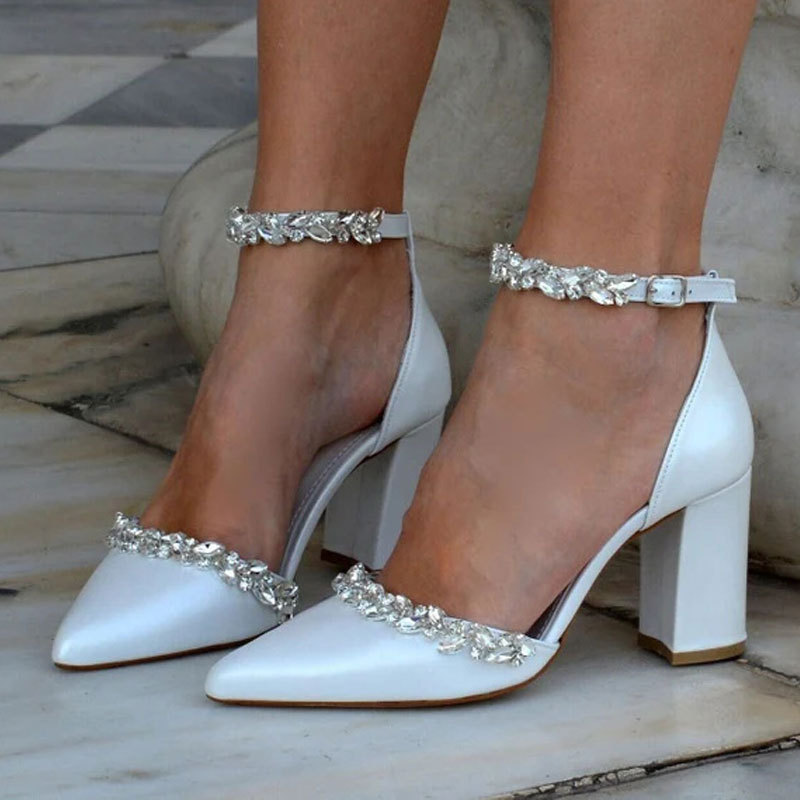 Pointed High Heel Thick Heel S - đánh giá và giá Women Bags New