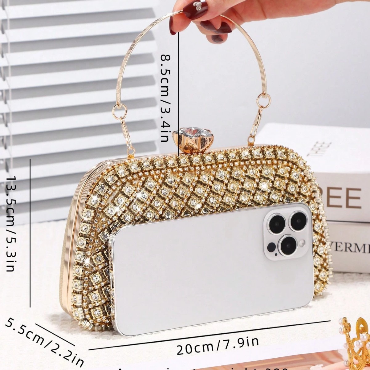 Luxury Diamonds Glitter Evenin - đánh giá và giá Evening Bag Beaded