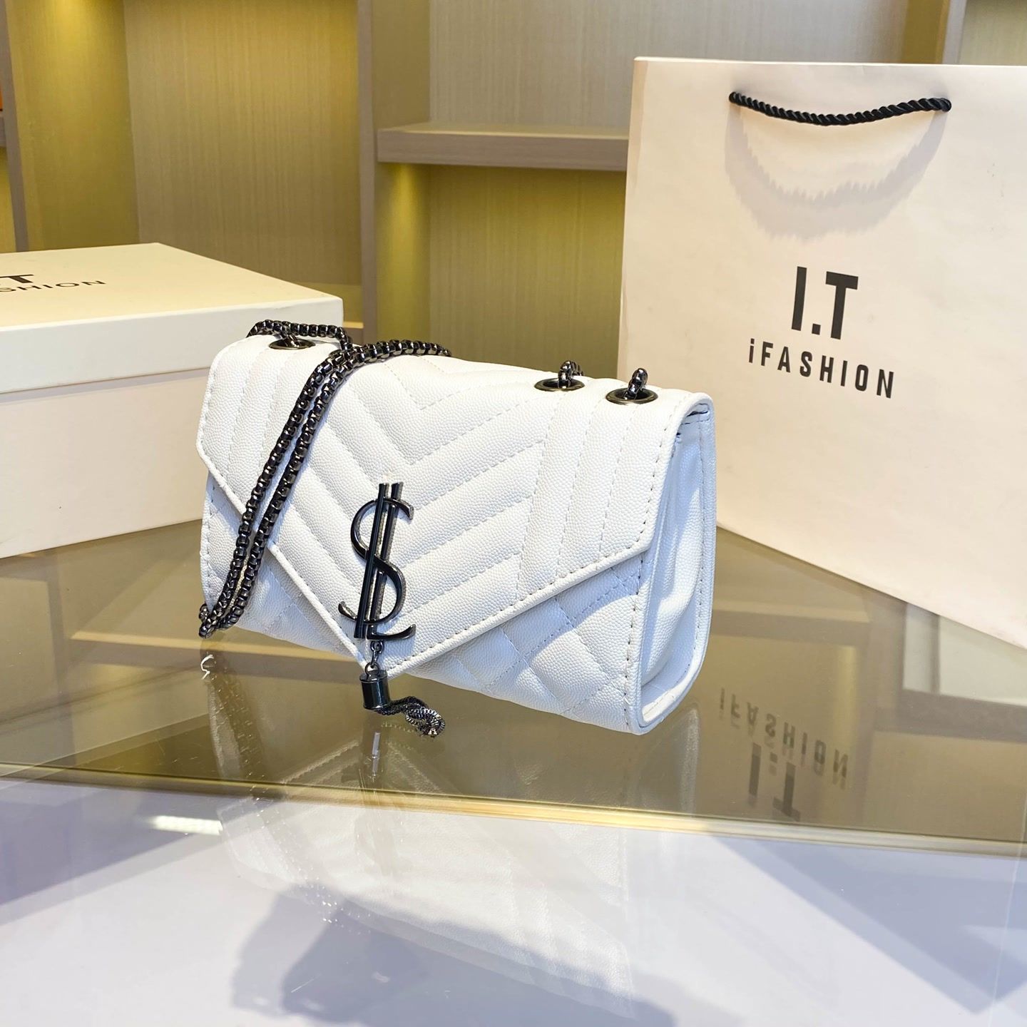 Small Square Bag for Women Ver - đánh giá và giá Women Bags Ysl